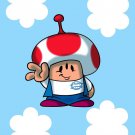 Plumbing Story Alien Mushroom Game Movie Parody - Rectangle Refrigerator Magnet