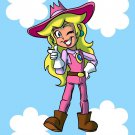 Plumbing Story Cowgirl Hero Game & Movie Parody - Rectangle Refrigerator Magnet