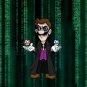 Plumbtrix Long Coat Character Video Game & Movie Parody - Vinyl Sticker