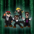 Plumbtrix Group Funny Video Game & Science Fiction Movie Parody - Vinyl Sticker