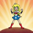 Plumbers League of America Female Hero Game & Super Hero Parody - Vinyl Sticker