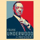 Frank Underwood For President Hope TV Show Political Parody - Vinyl Sticker