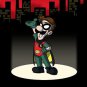 Red Bird Sidekick Hero Video Game & Bat Super Hero Parody - Vinyl Sticker