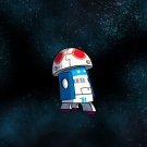 Plumbing Wars Rolling Beep Robot Video Game & Space Movie Parody - Vinyl Sticker