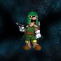 Plumbing Wars Bounty Hunter Video Game & Space Movie Parody - Vinyl Sticker