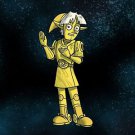 Plumbing Wars Shiny Robot Man Video Game & Space Movie Parody - Vinyl Sticker