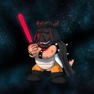Plumbing Wars Helmet Villain Video Game & Space Movie Parody - Vinyl Sticker