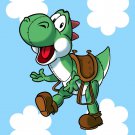 Plumbing Story Western Horse Funny Game & Cartoon Movie Parody - Vinyl Sticker