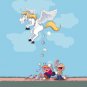 Pegacorn Marshmallows Funny Unicorn Pooping Candy Design - Vinyl Sticker