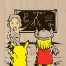 "Lightning Lessons" Cartoon Movie Parody - Plywood Wood Print Poster Wall Art