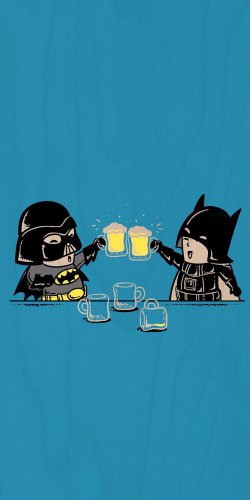 "Dark Side Buddy" Bar Friends Movie Parody - Plywood Wood Print Poster Wall Art
