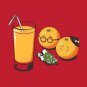 "So Long My Friend" Funny Orange Funeral w/ Fruit Juice - Vinyl Print Poster