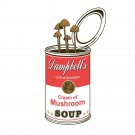 "Original" Dampbell's Soup Cream of Mushroom Fungus Parody - Vinyl Print Poster