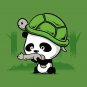 "The WAR Partners" Cute Panda w/ Turtle Helmet & Squirrel Gun - Vinyl Sticker