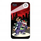 Clown Criminal Game & Super Hero Parody - FITS iPhone 4 4s Plastic Snap On Case
