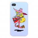 Plumbing Time Female Axe Guitar Parody - FITS iPhone 4 4s Plastic Snap On Case