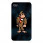 Plumbing Wars Hairy Bear Animal Parody - FITS iPhone 4 4s Plastic Snap On Case