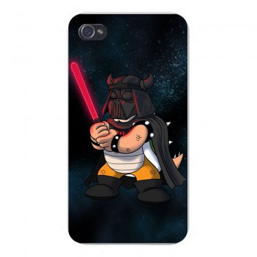 Plumbing Wars Helmet Villain Parody - FITS iPhone 4 4s Plastic Snap On Case
