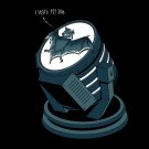 "I Hate My Job" Super Hero Comic Parody w/ Bat & Spotlight - Vinyl Print Poster