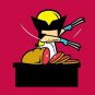 "Part-Time JOB Meat Shop" Funny Parody Super Hero Cutting - Vinyl Print Poster