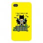 "Part-Time Job No Job" Bat Comic Parody - FITS iPhone 5 5s Plastic Snap On Case