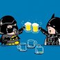 "Dark Side Buddy" Drinking Villain & Hero Movie Parody - Vinyl Print Poster