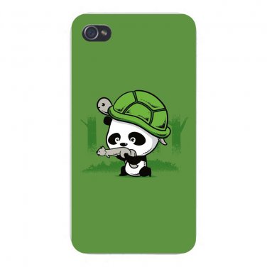 "The War Partners" Panda Turtle Squirrel - FITS iPhone 4 4s Plastic Snap On Case
