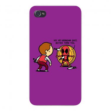 "Part-Time Job Knives Hurled" Parody - FITS iPhone 4 4s Plastic Snap On Case