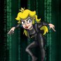Plumbtrix Female Hero Character Video Game & Movie Parody - Vinyl Print Poster