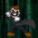 Plumbtrix Main Hero w/ Sunglasses Video Game & Movie Parody - Vinyl Print Poster