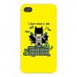 "Part-Time Job No Job" Bat Comic Parody - FITS iPhone 4 4s Plastic Snap On Case