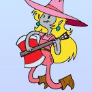 Plumbing Time Female Axe Guitar Video Game & TV Show Parody - Vinyl Print Poster