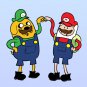 Plumbing Time Main Best Friends Video Game & TV Show Parody - Vinyl Print Poster