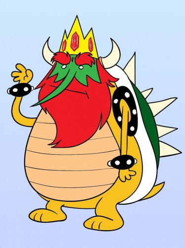 Plumbing Time King Character Video Game & TV Show Parody - Vinyl Print Poster