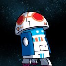 Plumbing Wars Rolling Beep Robot Game & Space Movie Parody - Vinyl Print Poster