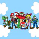 Plumbing Story Group Funny Video Game & Movie Parody - Vinyl Print Poster