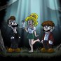 Plumbers Video Game Parody Vampire Blood Sucking TV Show - Vinyl Print Poster