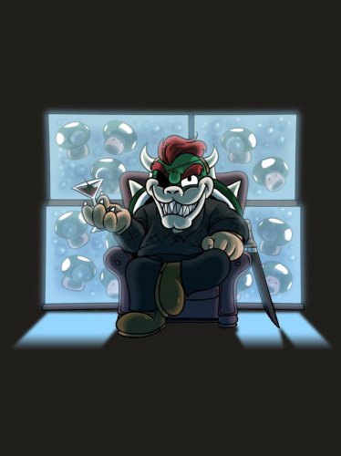 Video Game Parody "Walking Plumbers" Zombie Character 6 - Vinyl Print Poster