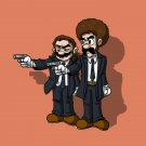 Plumbers Video Game Funny "Toilet Fiction" Movie Parody - Vinyl Print Poster
