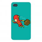 "Part-Time Job Pizza Shop" Comic Parody - FITS iPhone 4 4s Plastic Snap On Case