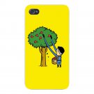 "Part-Time Job Apple Farm" Comic Parody - FITS iPhone 4 4s Plastic Snap On Case
