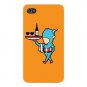 "Part-Time Job Restaurant" Comic Parody - FITS iPhone 4 4s Plastic Snap On Case