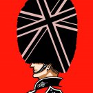 London Man Queen's Guard Red & Black British Uniform - Vinyl Print Poster