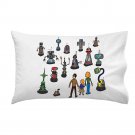 My Robot Family Funny British TV Show Parody - Single Pillow Case