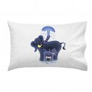 Elephant Showers Cute Mom & Baby Trunk Spraying Water Rain - Single Pillow Case