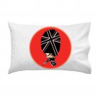 London Man Queen's Guard Red & Black British Uniform - Single Pillow Case