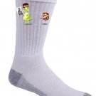 Good Job Baby Funny Mom & Daughter Machine Gun Target Practice - Crew Socks Pair