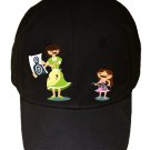 Good Job Baby Funny Mom & Daughter Shoots Gun Target - Black Adjustable Cap Hat