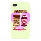 PBJ Forever Peanut Butter & Jelly Love - FITS iPhone 5 5s Plastic Snap On Case