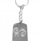 International Symbol for Energy Logo Symbols - Metal Ring Key Chain Keychain